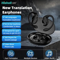 TW100 AI Traducteur automatique en temps réel Écouteurs 144 langues 4 modes de traduction Traduction mutuelle intra-auriculaire Différents scénarios