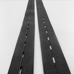Nhà Máy Bán Buôn Giá Màu Đen Và Trắng 2Cm 2.5Cm Thùa Đan Căng Ban Nhạc Đàn Hồi Có Thể Điều Chỉnh Ban Nhạc Đàn Hồi Cho May - Product Image 5