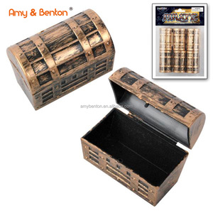Coffres au trésor de <span class=keywords><strong>pirate</strong></span> Coffres en plastique avec pièce d'or Boîte à bijoux Jeux Ensemble de jouets <span class=keywords><strong>Pirate</strong></span> Fête d'anniversaire Faveurs Fournitures - Product Image 3