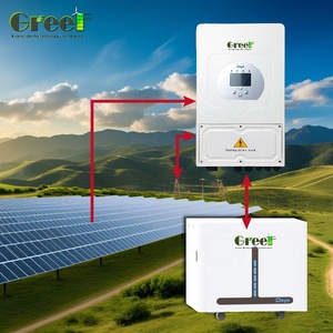 Complete Home Use <b>Solar</b> Hybrid System <b>Kit</b> 5KW 10KW 20KW 30KW 15KW Load 110V 230V 240V MPPT PWM Controllers Lithium Ion Roof - Product Image 3