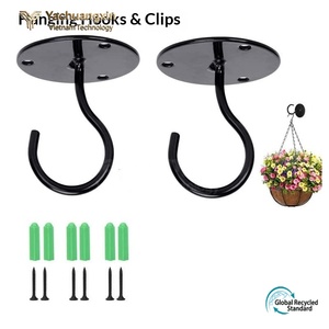 Modern Eco-Friendly Metal Ceiling <b>Hooks</b> <b>for</b> Clothing Use Wall Mounted Iron <b>Hanging</b> Bird Feeder and Plant Decorative <b>Hooks</b> - Product Image 5