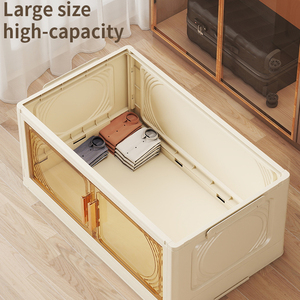 Wholesale New Design Plastic Storage Box Organizer Folding Multilayer Folding Storage Cabinet Wardrobes and <strong>Closets</strong> - Product Image 5