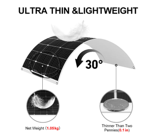 DOKIO自動車/ボート用モノパークフレキシブルソーラーパネル100w 200w 300w 400w 1000wフレキシブルソーラーパネル - Product Image 4