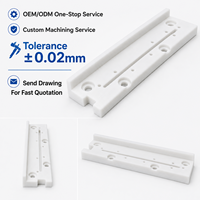 Pièces usinées CNC, rail de guidage en POM pour équipement d'automatisation de l'emballage