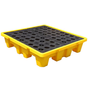 Palette anti-déversement pour 4 tambours de stockage d'huile - Product Image 1