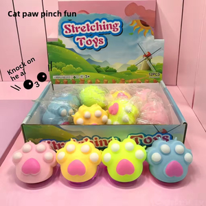 2026 Popular Cat Paw <b>Squeeze</b> Toy Flour Filled Slow Rebound Stress Relief <b>Squeeze</b> Vent <b>Ball</b> - Product Image 2