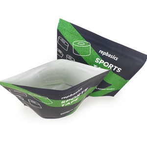 カスタムロゴ印刷リサイクルクラフト紙おもちゃ、スナック、衣類、下着包装ジップロック包装袋 - Product Image 6