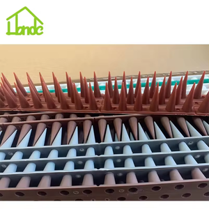 Pointes <span class=keywords><strong>anti</strong></span>-oiseaux en plastique réutilisables pour l'extérieur, <span class=keywords><strong>anti</strong></span> chat, <span class=keywords><strong>anti</strong></span>-pigeon, pour clôture, mur et toit - Product Image 2