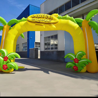 Arche gonflable imprimée en bâche PVC imperméable de haute qualité et durable pour événements et courses en plein air