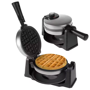 Aifa girevole <span class=keywords><strong>Waffle</strong></span> Belgian Non aderente piastre di controllo della temperatura cuoce fino a 4 cialde - Product Image 6