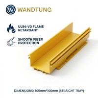 Goulotte de câblage en PVC/ABS sur mesure à fentes pour câblage haute densité dans les centres de données et les armoires réseau
