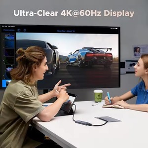 Ugreen 6 in 1 USB C HUB 10Gbps 4K 60Hz USB3.2 HDMI PD100W แยก USB สำหรับแล็ปท็อป MacBook <span class=keywords><strong>Pro</strong></span> Air <span class=keywords><strong>iPad</strong></span> Android Docking Station - Product Image 5