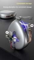 Kabel Data 2-in-3 Retractable Satu Port /Konektor Micro USB/USB-C Pengisian Cepat PD Terbuat dari Termoplastik Elastomer