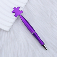 Stylo bille personnalisé en forme de bloc de construction, papeterie créative et originale, cadeau promotionnel pour le bureau et l'école