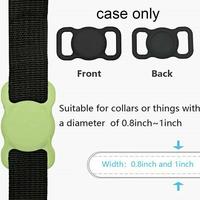 Étui de suivi GPS personnalisé avec logo, collier pour animaux de compagnie, chien, chat, boucle en silicone, étui de localisation, support de suivi pour étui Air Tag