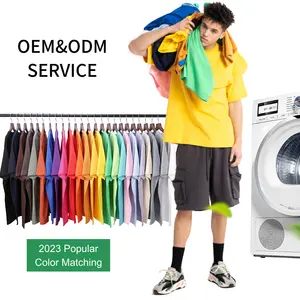 <strong>Factory</strong> Custom Men's Oem <strong>Service</strong> T-shirts <strong>Printing</strong> Cotton Heavyweight Streetwear T-shirt With Fast Shipping - Product Image 1