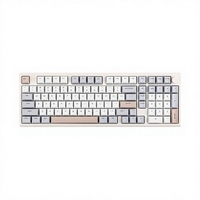 AULA F108 Pro V2 Esports Gaming Mechanical Keyboard Tri-Mode 100% Layout Keycaps RGB Backlight Hot-swap for PC Computer Gamers