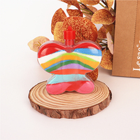 Bouteille d'art de sable de forme différente vide en PVC avec bouchon ou bouchon jouet éducatif pour enfants