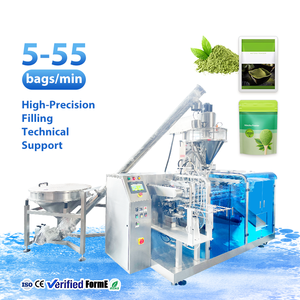Máquinas Multifuncionales para Empacar, Precio de Fábrica, Máquinas de Empaquetado Doypack con Cierre para Polvo de Matcha en Bolsas Preformadas - Product Image 1