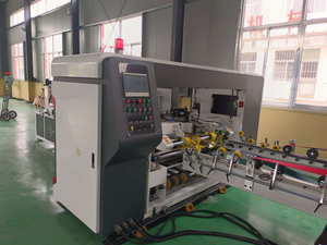 Nueva Máquina Automática de Encolado y Cosido para Empaquetado con PLC para Fabricación de Cajas de Cartón Corrugado de Alta Precisión - Product Image 4