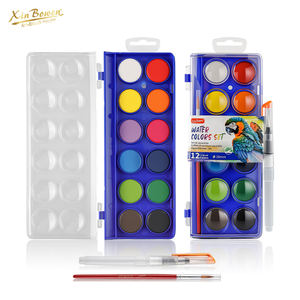 Set Cat Air Solid Ramah Lingkungan dan Tidak Beracun Xin Bowen dengan 12/16/36 Warna untuk Seni Kertas dan Perlengkapan Menggambar - Product Image 6
