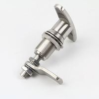 Lien-Compression Type T Poignée Serrure En Acier Inoxydable Quart De Tour Cam Armoires Électriques Industrielles Porte Loquet De Compression