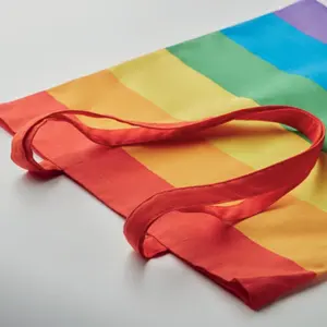 Merchandising personalizzato Rainbow Cotton Shopper - Product Image 2