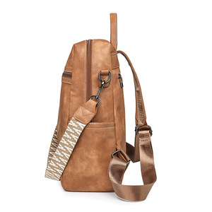 Nouveau <span class=keywords><strong>Sac</strong></span> <span class=keywords><strong>à</strong></span> <span class=keywords><strong>Dos</strong></span> <span class=keywords><strong>Femme</strong></span> SY 2026 en Cuir Tendance <span class=keywords><strong>Convertible</strong></span> en <span class=keywords><strong>Sac</strong></span> <span class=keywords><strong>à</strong></span> Bandoulière, <span class=keywords><strong>Sac</strong></span> de Voyage en Cuir de Vachette Importé avec Sangle en Toile - Product Image 4