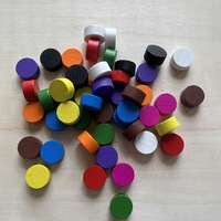 Jetons de jeu en bois personnalisés multicolores, pièces de remplacement pour jeux de société, formes spéciales pour jeux de table CN