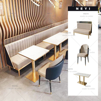 Ensemble de canapés de luxe table en bois de patio de café commercial ensemble de mobilier d'extérieur chaises de jardin en rotin chaises en osier meubles nordiques