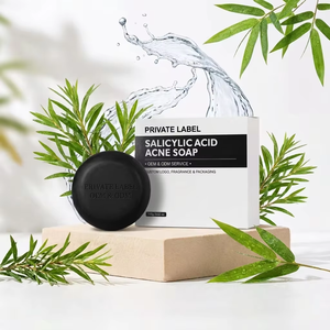 Jabón de Ácido Salicílico <span class=keywords><strong>para</strong></span> el Tratamiento del Acné y las Espinillas, Exfoliante Facial y Corporal, Se Puede Personalizar <span class=keywords><strong>con</strong></span> Serigrafía - Product Image 3
