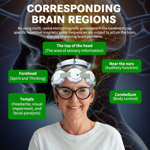 Mesin Stimulasi Otak Magnetik TMS untuk Pemulihan Stroke & Pengobatan Parkinson Pemijat Kepala dengan Kekuatan yang Dapat Disesuaikan 6-19mT - Product Image 2