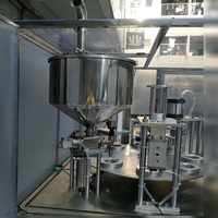 Machine industrielle chinoise automatique de remplissage de cône de crème glacée de lait de yaourt