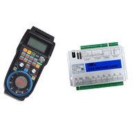 Wixhc Factory Original MACH3 4 Axis CNC Motion Card New Mach3 System Kit Wireless MPG Pendant and Remote Controller Board