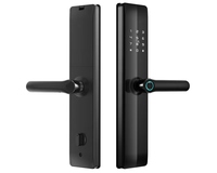 CAMAKT 2026 Nouvelle serrure intelligente à bouton Tuya, déverrouillage de porte intérieure en alliage d'aluminium pour appartement domestique