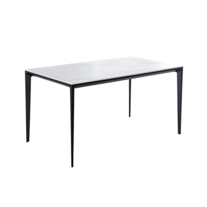 Ensemble de <span class=keywords><strong>table</strong></span> à manger classique 4/6 places, plateau en marbre moderne, pieds en métal et chaise rembourrée en Pu, ensemble <span class=keywords><strong>table</strong></span> à manger - Product Image 6