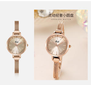 Reloj de Cuarzo Minimalista de Alta Gama con Correa Delgada y Esfera Pequeña para Mujer, Especial de Navidad - Product Image 3