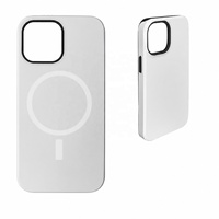 Étui de chargement magnétique sans fil vierge pour sublimation pour iPhone 13 14 15 16 17, protection durable, cadeau d'affaires personnalisé