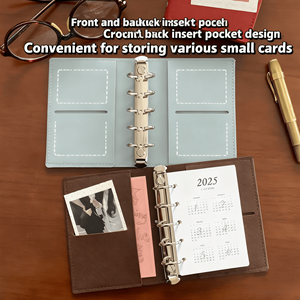 Libreta Recargable Portátil M5 de 18 Colores, Mini Carpeta de Cuero PU, Agenda de Bolsillo <span class=keywords><strong>para</strong></span> Escribir en el Diario, Oficina y Escuela - Product Image 2