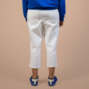OEM Service Customized Casual Outdoor Daily Wear Ladies <b>Capri</b> <b>Pants</b> Low MOQ Custom Color & Size <b>Capri</b> <b>Pant</b> <b>For</b> <b>Women</b> - Product Image 3