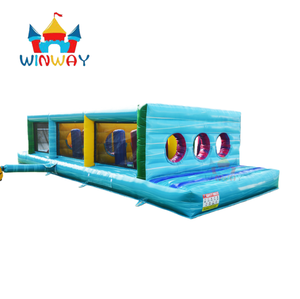 Parcours d'obstacles gonflable irisé à succès en 2026, directement de l'usine, jeu de tic-tac-toe commercial pour enfants, jeu de plein air amusant - Product Image 2