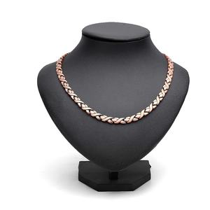 SZ CHENG JEWELERS Wanita Pria magnet leher belakang 99.9% tembaga murni padat dengan kekuatan Ultra magnetik tembaga kalung magnetik - Product Image 2