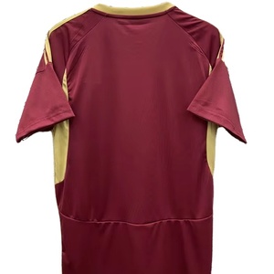 Cold Gate Uniforme de football à manches courtes pour hommes Équipe d'accueil <span class=keywords><strong>Venezuela</strong></span> Version thaïlandaise Maillot respirant rouge foncé confortable lavé - Product Image 1