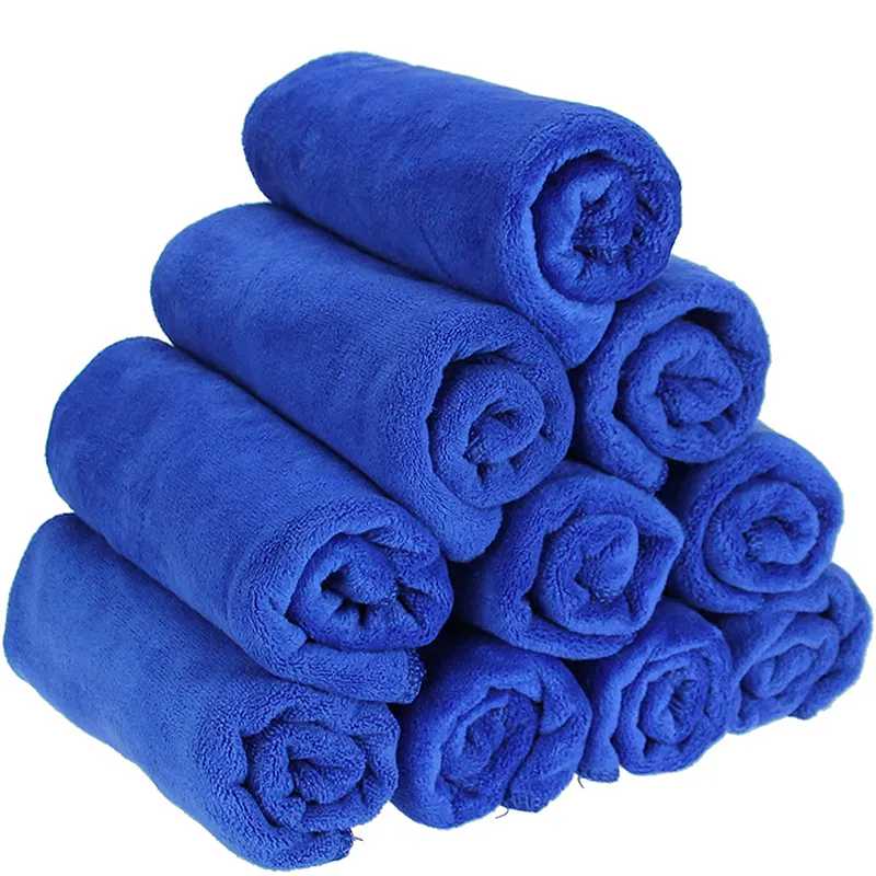 माइक्रोफाइबर कार वॉश तौलिया निर्माता 40 x 40 सेमी माइक्रोफाइबर कपड़े की सफाई माइक्रोफाइबर तौलिया कपड़ा थोक में