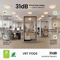 Cabine de bureau insonorisée à prix d'usine, pod acoustique modulaire pour appels téléphoniques, pour l'intimité au travail