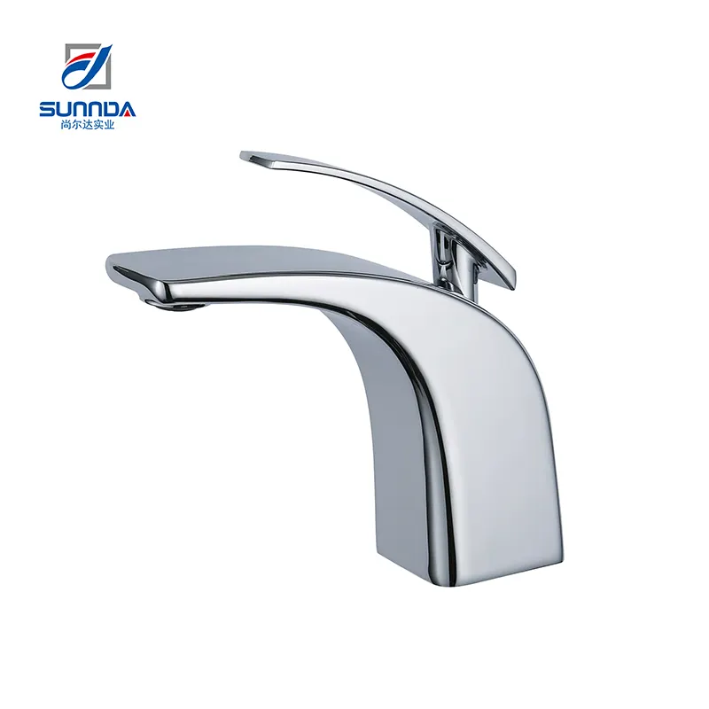 High Quality Hot Selling Sanitary Ware Bathroom Basin Chrome Flash Water Saving Tap Faucet