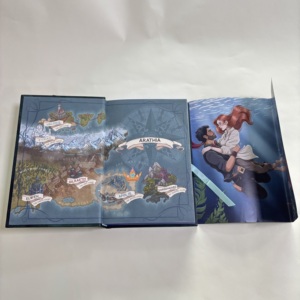 Servizio di Stampa Libri con Copertina Rigida in Edizione Speciale di Lusso, Romanzi <span class=keywords><strong>Fantasy</strong></span> Romantici con Bordi Colorati - Product Image 3