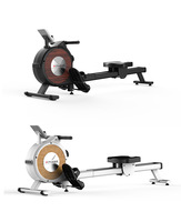 Máquina de Remo Magnética para el Hogar, Entrenador de Fitness Aeróbico Interior, Máquina de Remo Inteligente Plegable, Ejercicio para Quemar Grasa