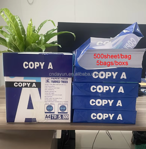 Venta caliente de alta calidad a grado 80gsm 75gsm 70gsm papel de impresión de tamaño A4 para impresión de inyección de tinta láser - Product Image 2