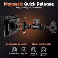 Bestsonic - Monitor Inteligente para Motocicleta de 7 Pulgadas, GPS, Pantalla Portátil con Carplay, Android Auto, Airplay, BT, Cámara Dual, Resistente al Agua, OEM de Fábrica